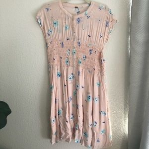 Free People Floral mini dress